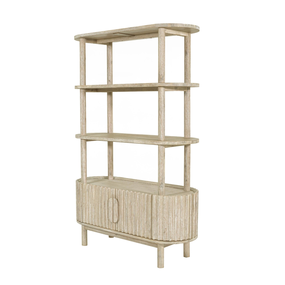 70.87 x 47.24 x 17.72 in. Oasis Bookcase, Beige