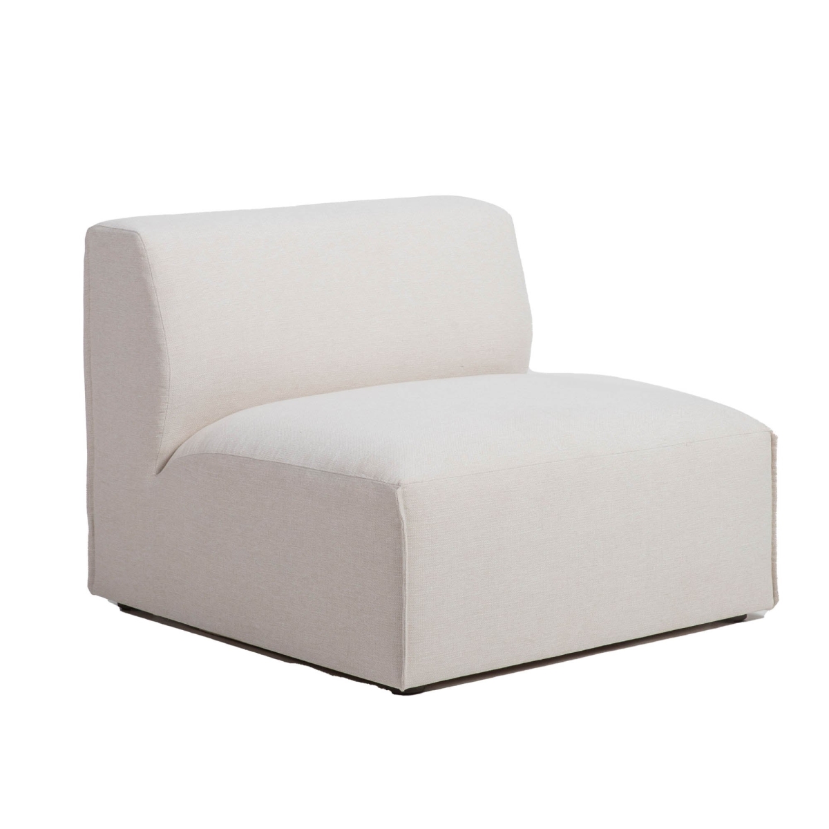 30 x 37 x 38 in. Destiny Premium Modular Armless Chair, Beige