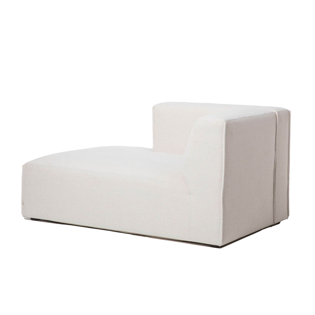 30 x 60 x 38 in. Destiny Premium Modular Left-Hand Facing Chaise Chair, Beige