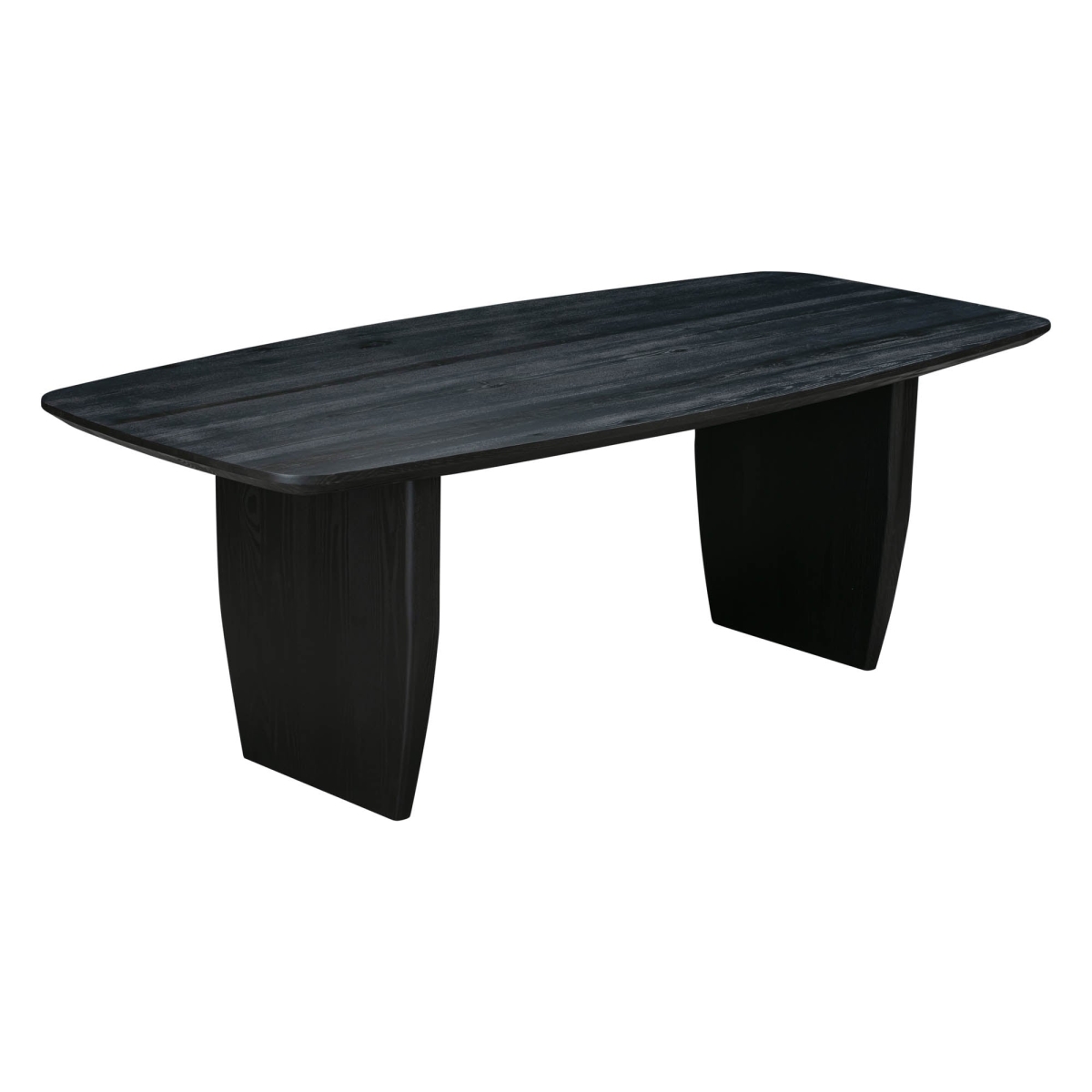 30 x 87 x 39 in. Bungalow Tonic Dining Table, Black Oak
