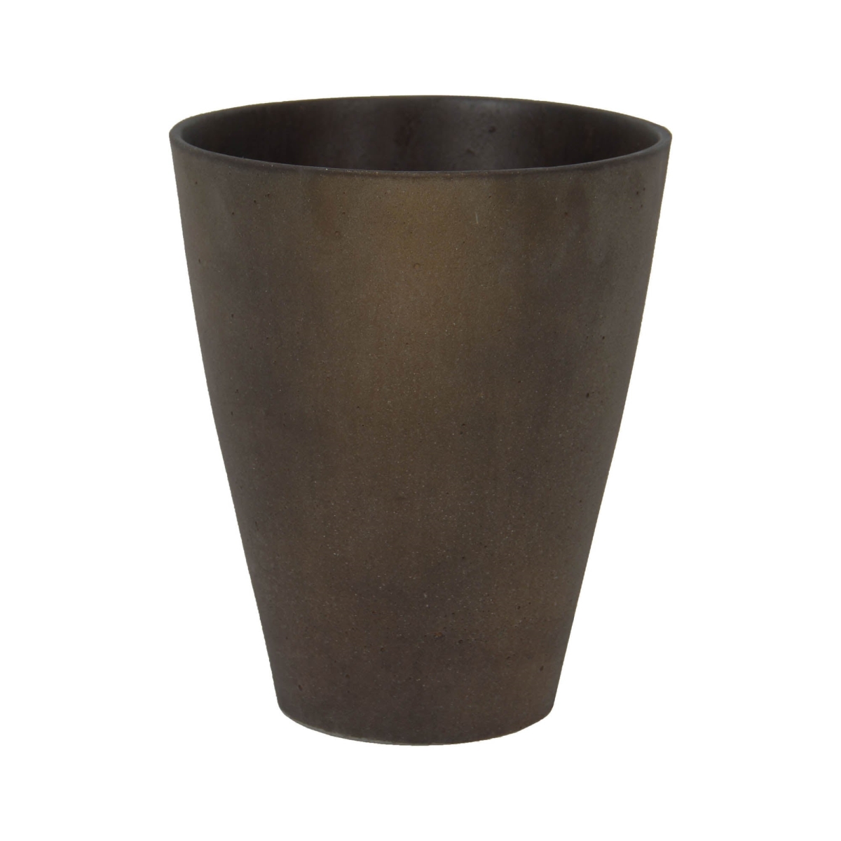9.4 x 7.9 x 7.9 in. Patio Rustic Brown Medium Vase