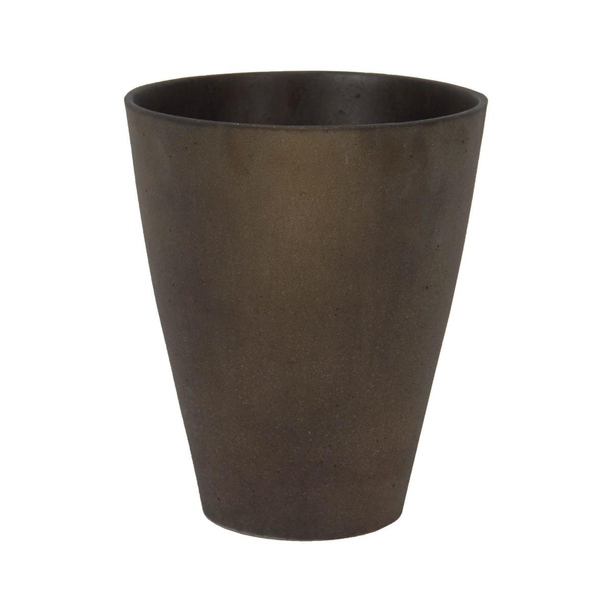 7.5 x 6.3 x 6.3 in. Patio Rustic Brown Small Vase