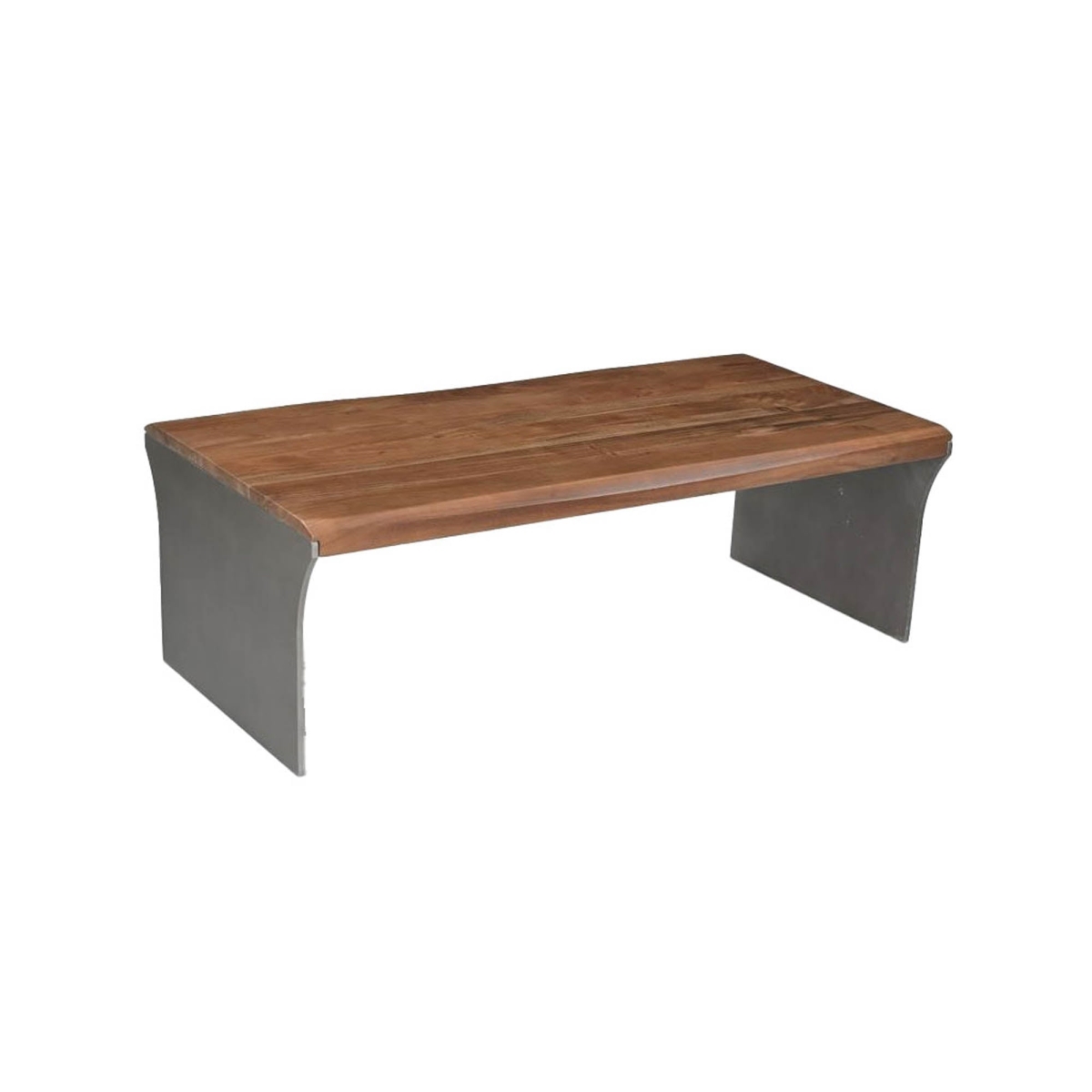 16 x 47 x 24 in. Live Edge Restore Coffee Table, Brown