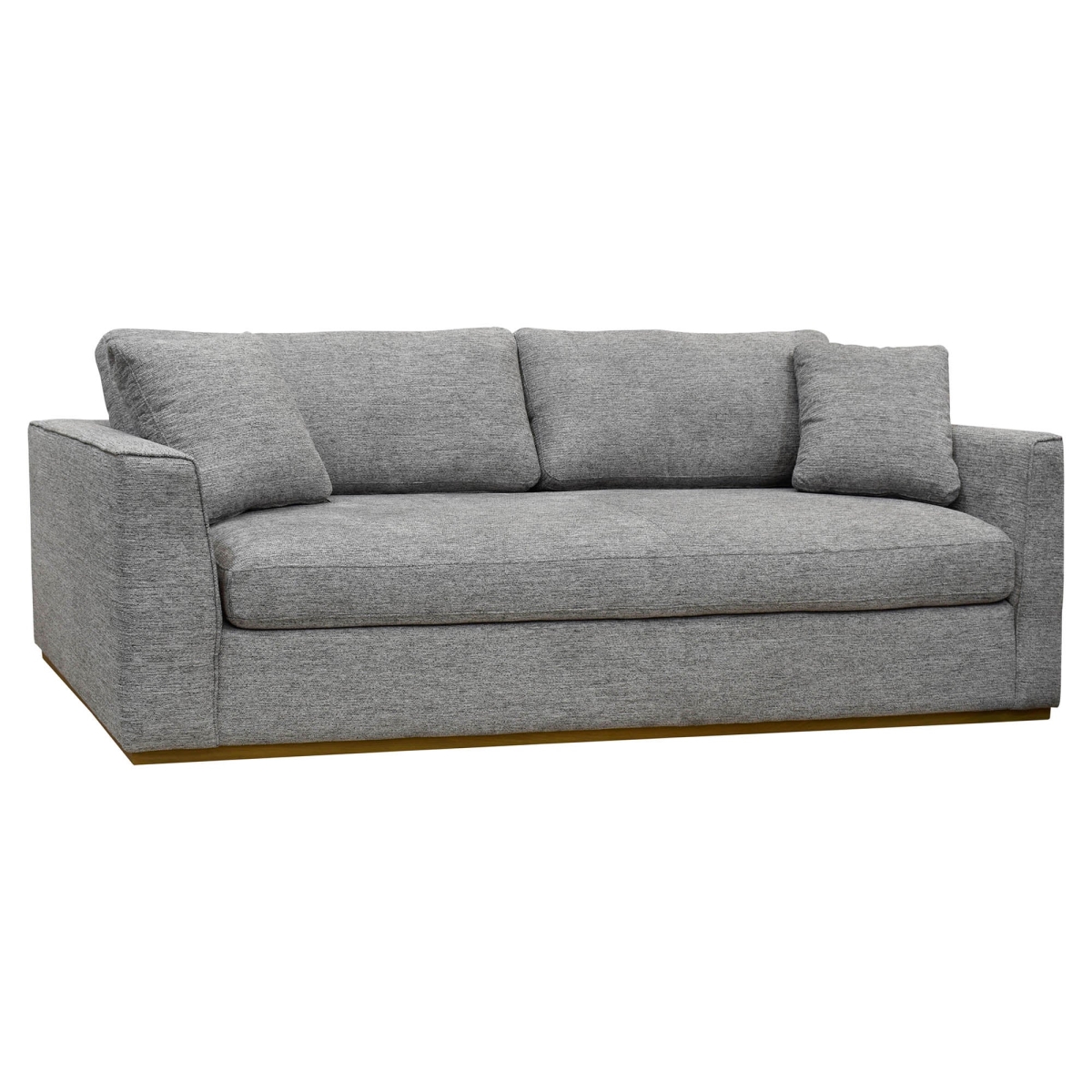 34 x 97 x 40 in. Seating Lounge Anderson Sofa with Shadow, Gray