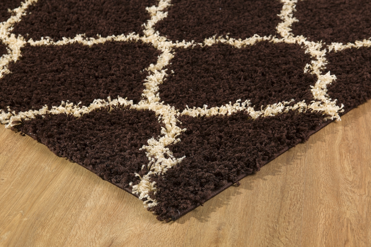 Picture of L Baiet BW233U81 Anabelle Shag Rug, Brown - 8 x 10 ft.
