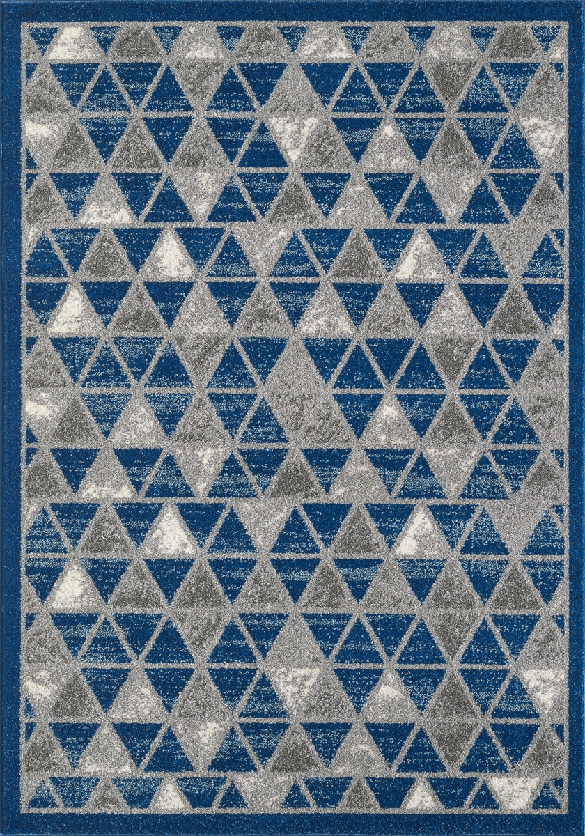 L-Baiet CH894B57 5 x 7 ft. Marisol Geometric Rug&#44; Blue