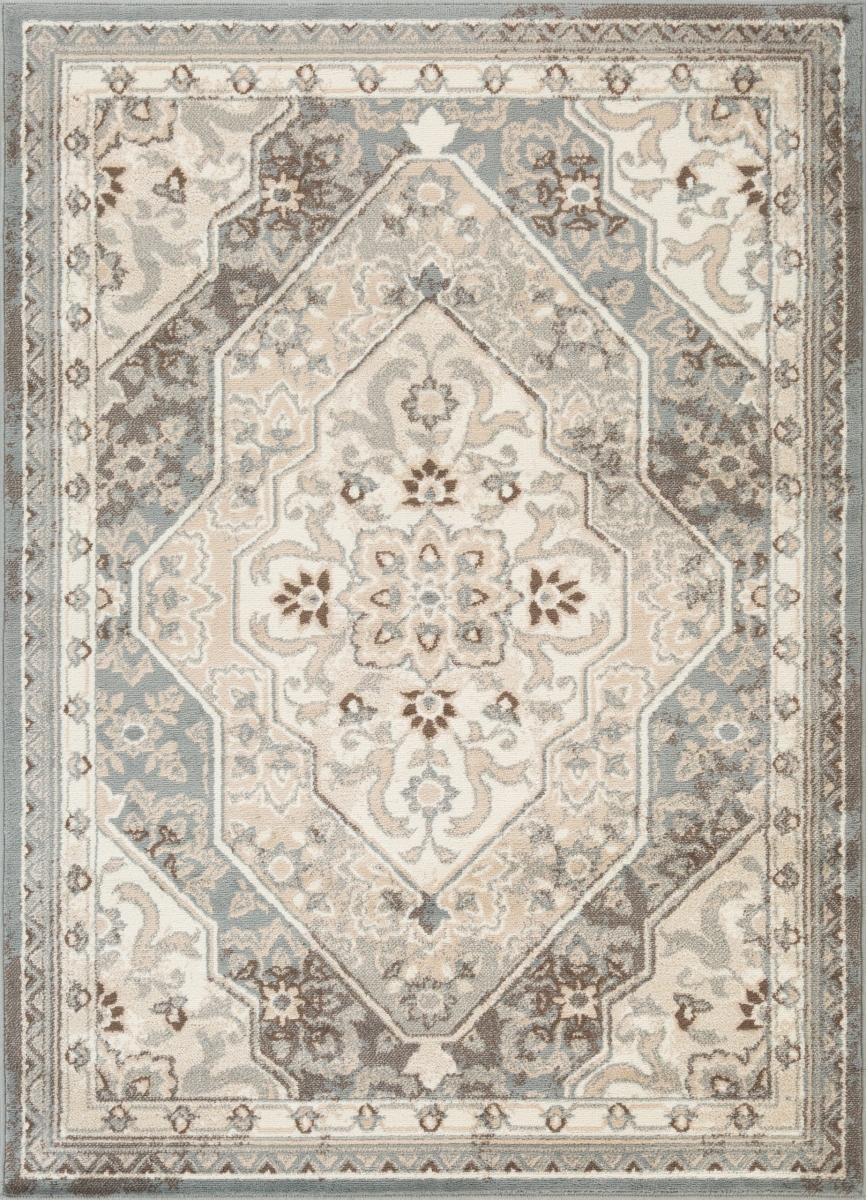 LBaiet MN540E57 5 x 7 ft. Mindoro Traditional Rectangle Area Rug&#44; Beige