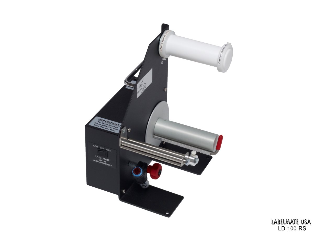LD-100-RS Automatic Label Dispenser for Opaque Labels up to 4.5 in. Wide