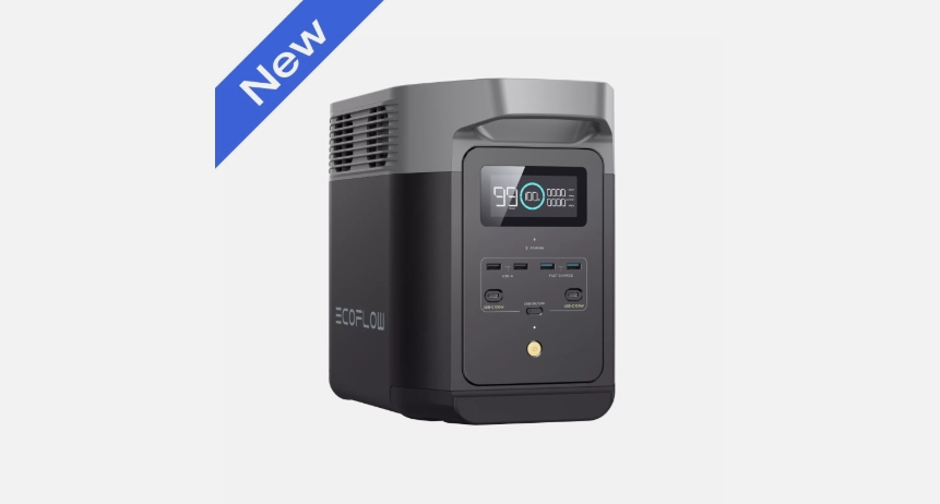 Picture of EcoFlow 842783133588 EcoFlow DELTA 2 1800W 1024Wh Portable Power Station LiFePO4 Battery for Camping