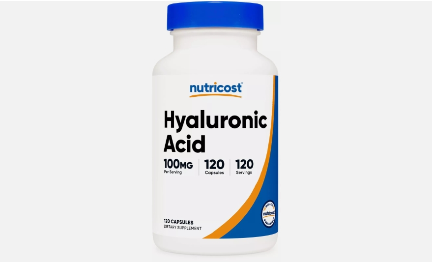 Picture of Nutricost  810014670720 Nutricost Hyaluronic Acid Capsules 100mg Per Serving (120 Vegetarian Capsules)