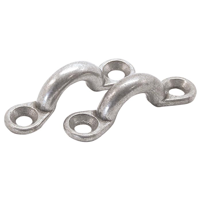 Stainless Steel Eye Straps - Pack of 2
