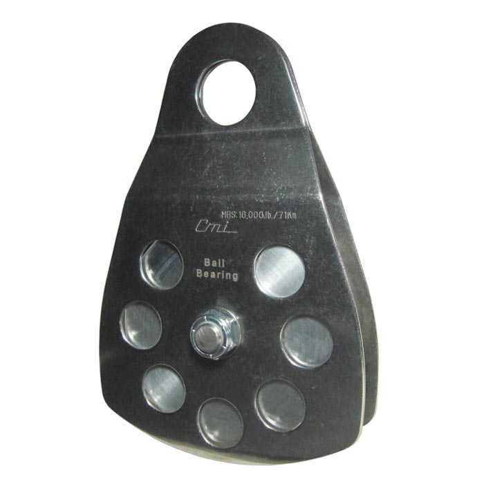 435834 4 in. Stainless Steel Aluminum Sheave Ball Bearing Pulley