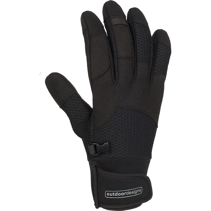 263295 Diablo Synthetic Gloves, Black - Large
