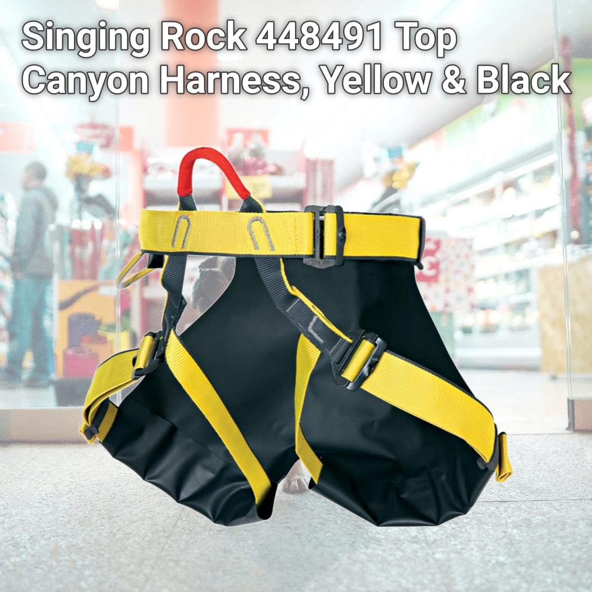 Picture of Singing Rock 448491 Top Canyon Harness&#44; Yellow & Black