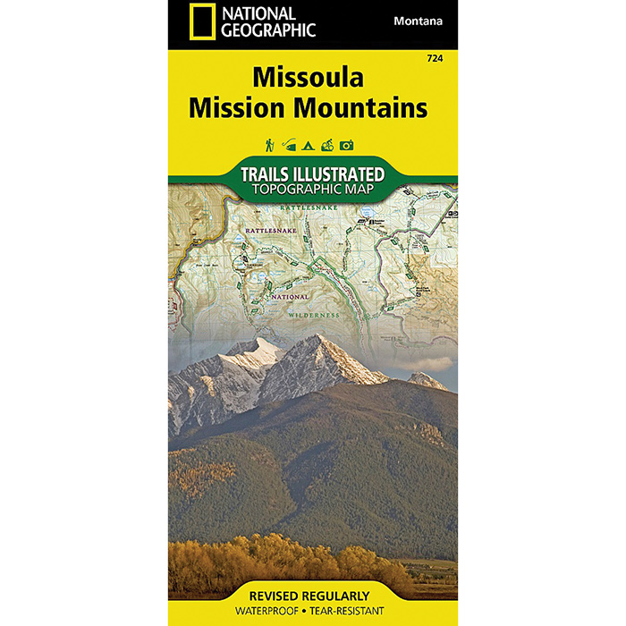 603372 Missoula Mission Mountains Trail Map No.724