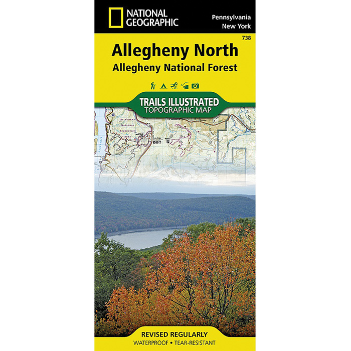 603352 Allegheny National Forest North Trail Map No.738