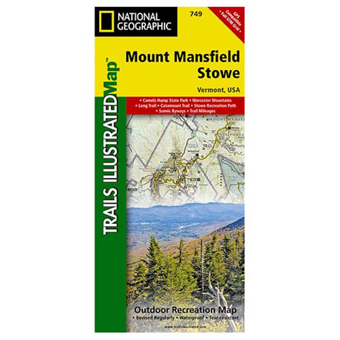 Picture of National Geographic 603279 Mount Mansfield & Stowe Trail Map No.749