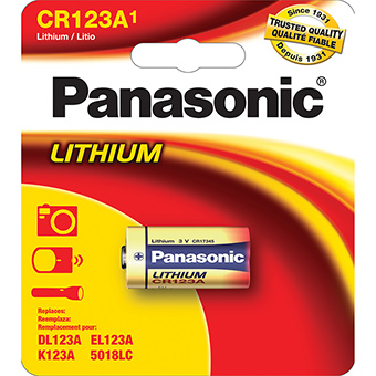 354367 Lithium CR123A - Pack of 6