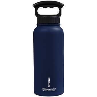 Picture of Fifty-Fifty 592076 34 oz Vacuum Insulated with 3 Fing - Navy