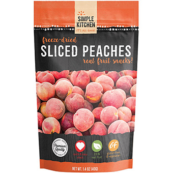 ReadyWise Simple Kitchen Freeze-Dried Sliced Peaches