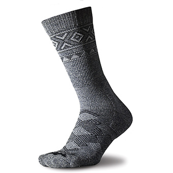 Outdoor Travel Lw Crew Sock - Grey - Extra Small