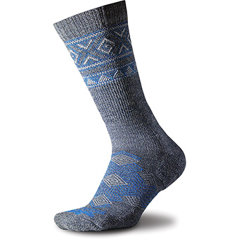 Outdoor Travel Lw Crew Sock, Blue - Extra Small