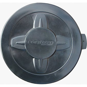 317983 24 cm Rubber Hatch, Round