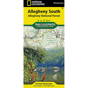 603353 Allegheny Nat Forest South No 739 Guidebook by Pennsylvania
