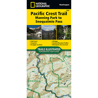 Picture of National Geographic 603348 No 1002 Pacific Crest Trail Northern Map