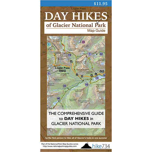 101281 Day Hikes of Glacier National Park Map Guide