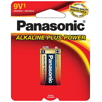 354376 9V Alkaline Plus Power Batteries