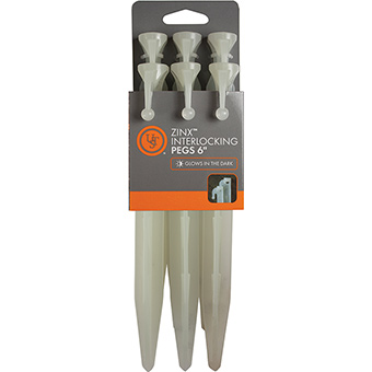 Ultimate Survival 603039 6 in. Interlocking Tent Peg - Pack of 6