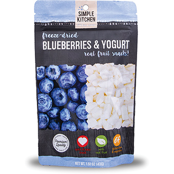 Picture of Wise Foods 694980 Simple Kitchen Freeze-Dried Blueberries & Yogurt