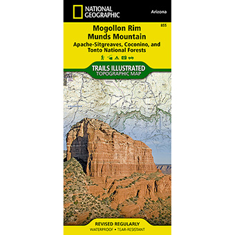 National Geographic National Forests Trails Illustrated Topographic Map Series - Arizona - Mogollon Rim/Munds Mountain - SE