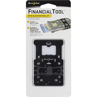 Nite Ize 353916 Financial Tool RFID Wallet - Black