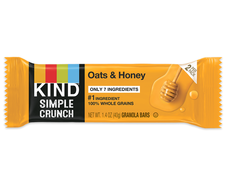 Picture of Kind 250638 Simple Crunch Oats & Honey Bars