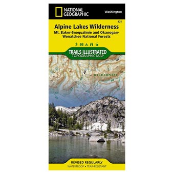 Picture of National Geographic 603273 No.825 Alpine Lakes Wilderness&#44; Snoqualmie & Okanogan - Washington