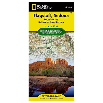 National Geographic National Forests Trails Illustrated Topographic Map Series - Arizona - Flagstaff/Sedona - SE