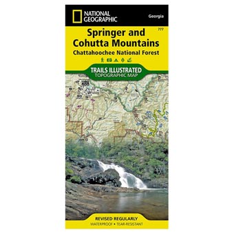 National Geographic National Forests Trails Illustrated Topographic Map Series - Georgia - Springer Cohutta Mountains - SE