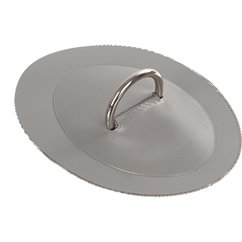 793633 1.5 in. Oval D-Rings, Gray