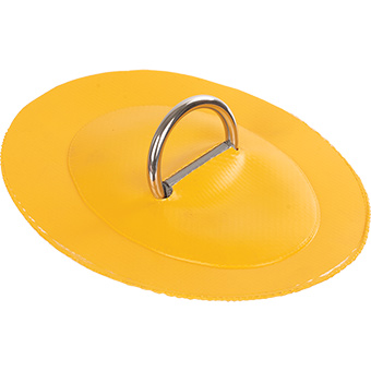 793634 1.5 in. Oval D-Rings, Yellow