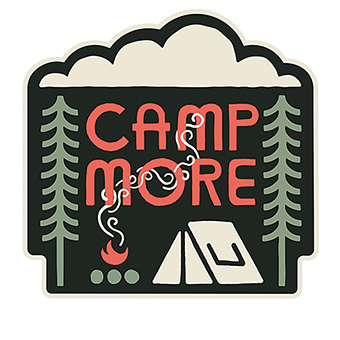 Camp More Sticker