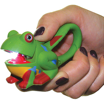 Lifelight Animal Carabiner Flashlight, Green Frog