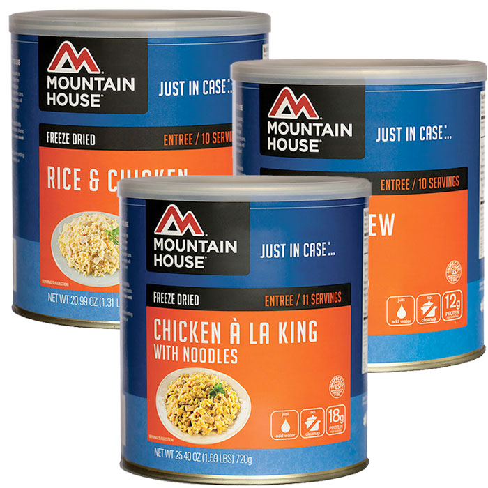 Picture of Mountain House 290152 Rice & Chicken Can Classic Entrees