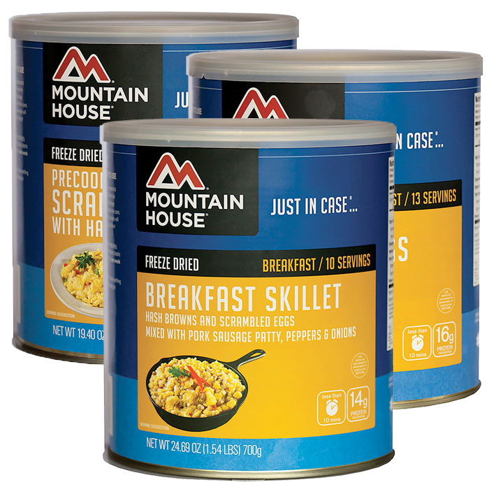 Picture of Mountain House 290451 Granola Milk & Blubry Can Classic Entrees