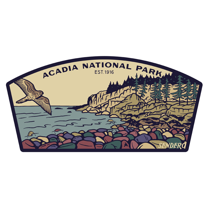 Picture of Sendero Provisions 301070 Acadia National Park Stickers