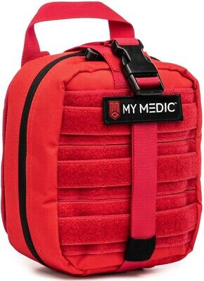 374203 MYFAK Advanced Emergency First Aid Kit, Red