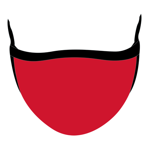 120548 Elite Face Mask, Sport Red