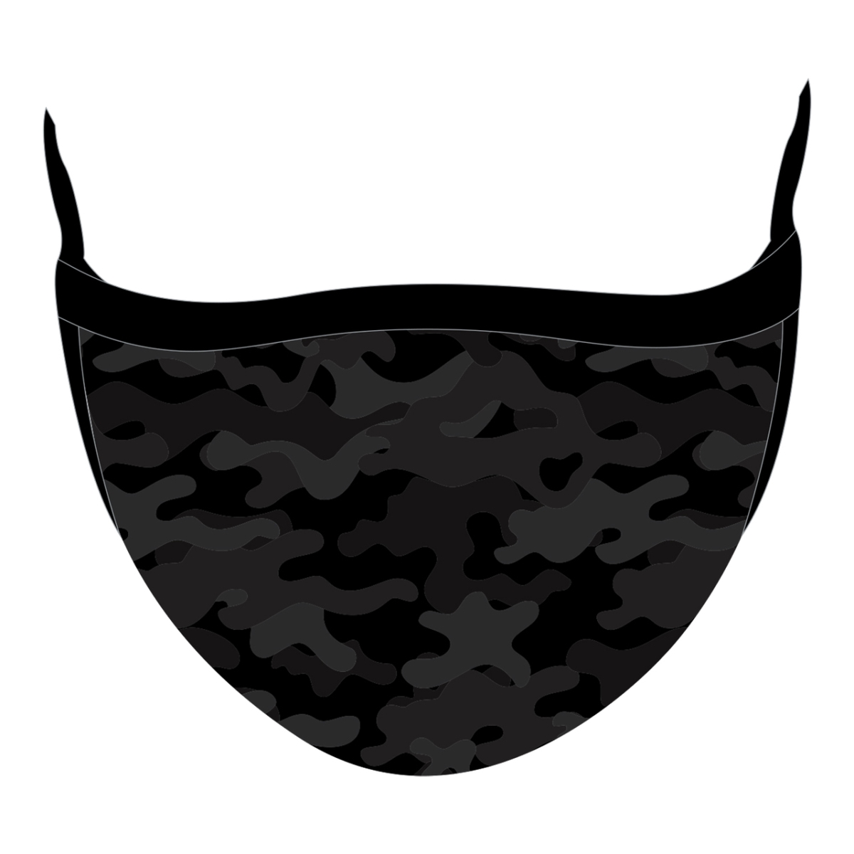 Elite Face Mask, Dark Camo