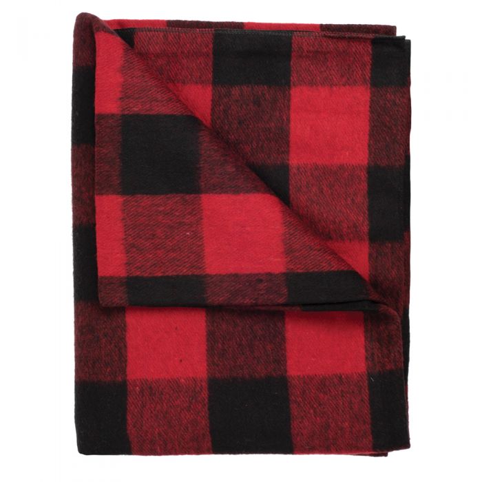 62 x 80 in. Wool 50 Blankets Plaid - Red